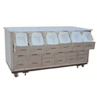 Stainless steel traditional Chinese medicine cabinet D6
